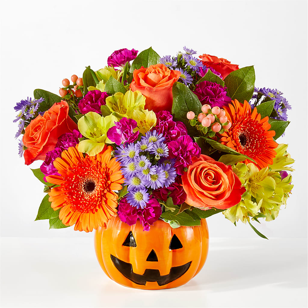 Tricks & Treats Pumpkin – ANDREW'S FLOWERS, Beaverton OR
