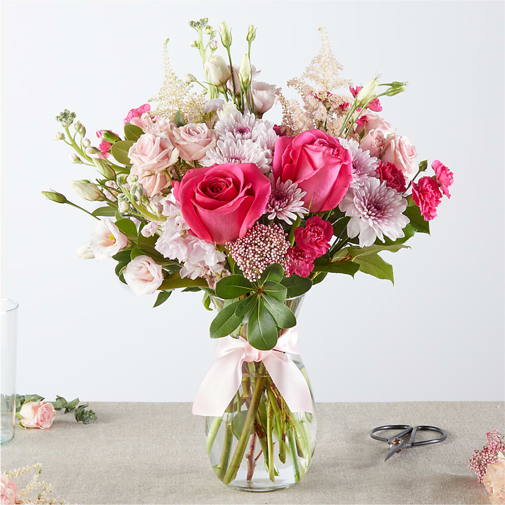 Pink Ribbon - A Florist Original – ANDREW'S FLOWERS, Beaverton OR