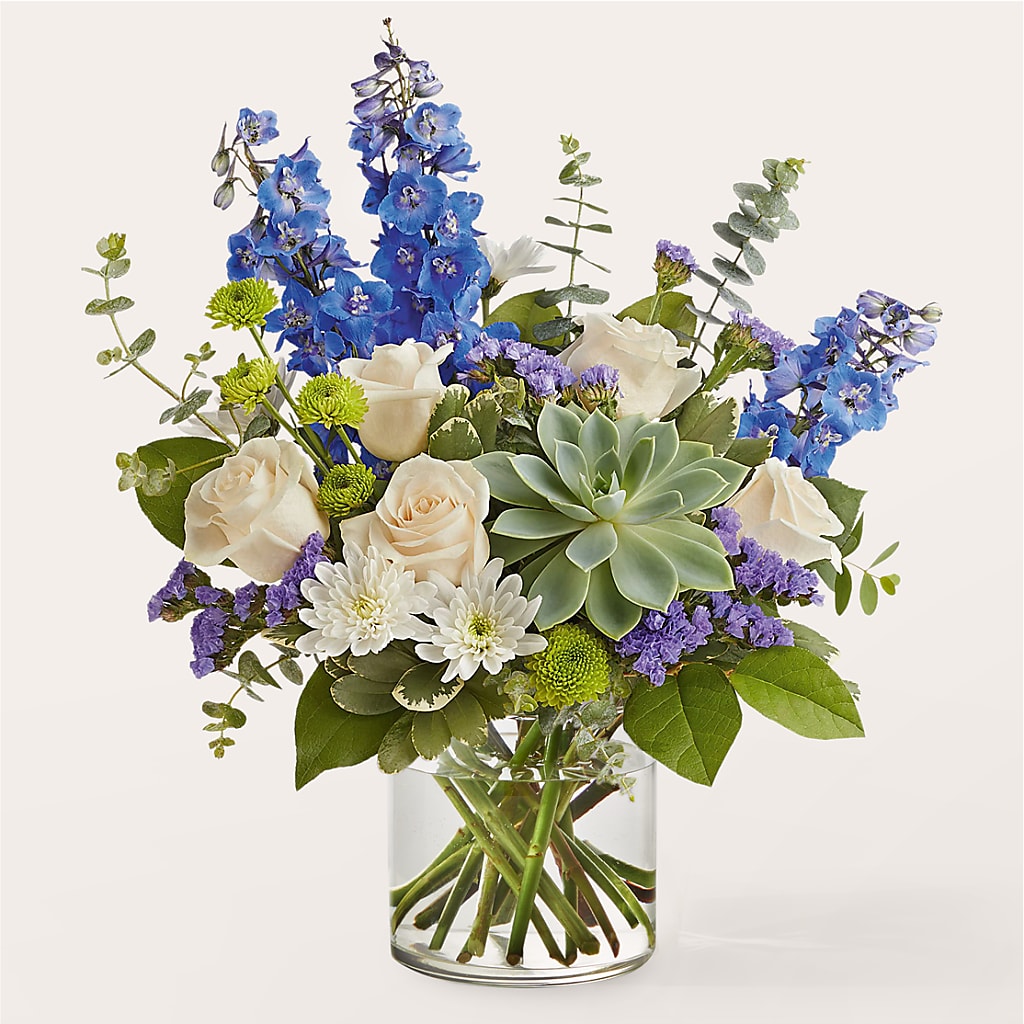 Cerulean Waves Bouquet – ANDREW'S FLOWERS, Beaverton OR