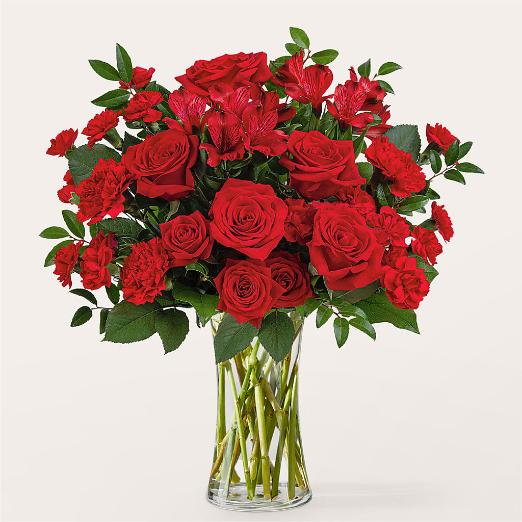 Brilliant Ruby Bouquet – ANDREW'S FLOWERS, Beaverton OR