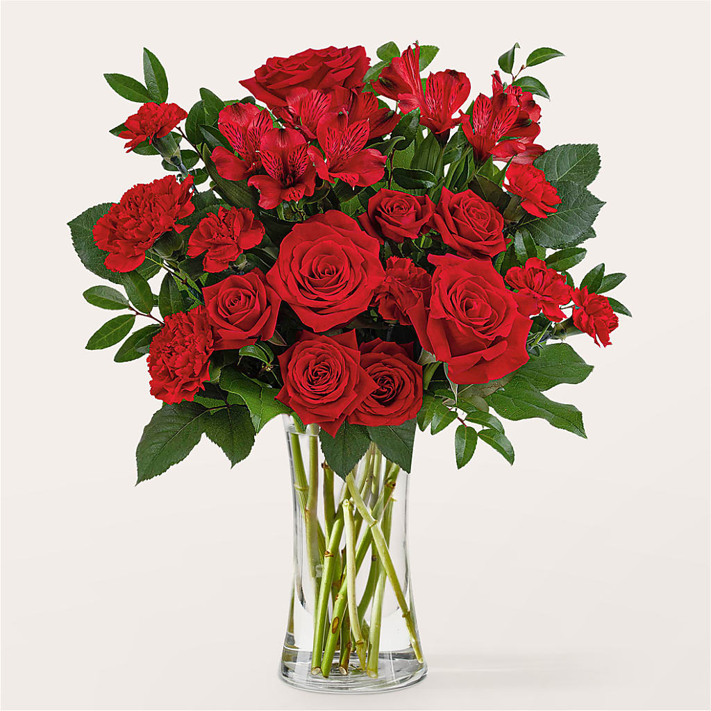 Brilliant Ruby Bouquet – ANDREW'S FLOWERS, Beaverton OR