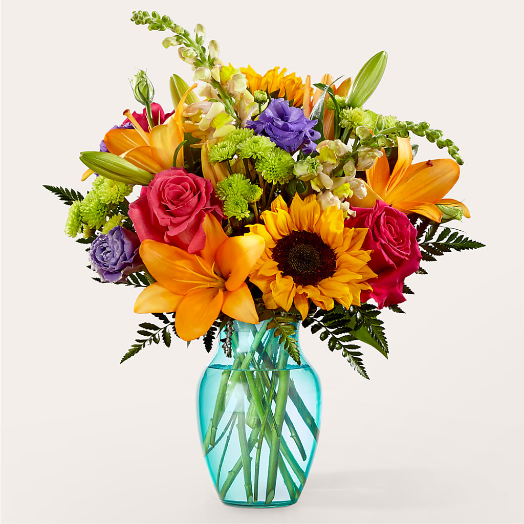 Double Rainbow Bouquet – ANDREW'S FLOWERS, Beaverton OR