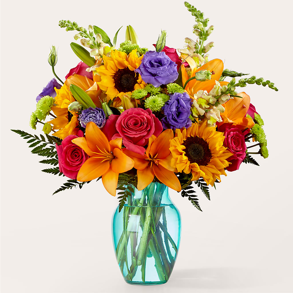 Double Rainbow Bouquet – ANDREW'S FLOWERS, Beaverton OR