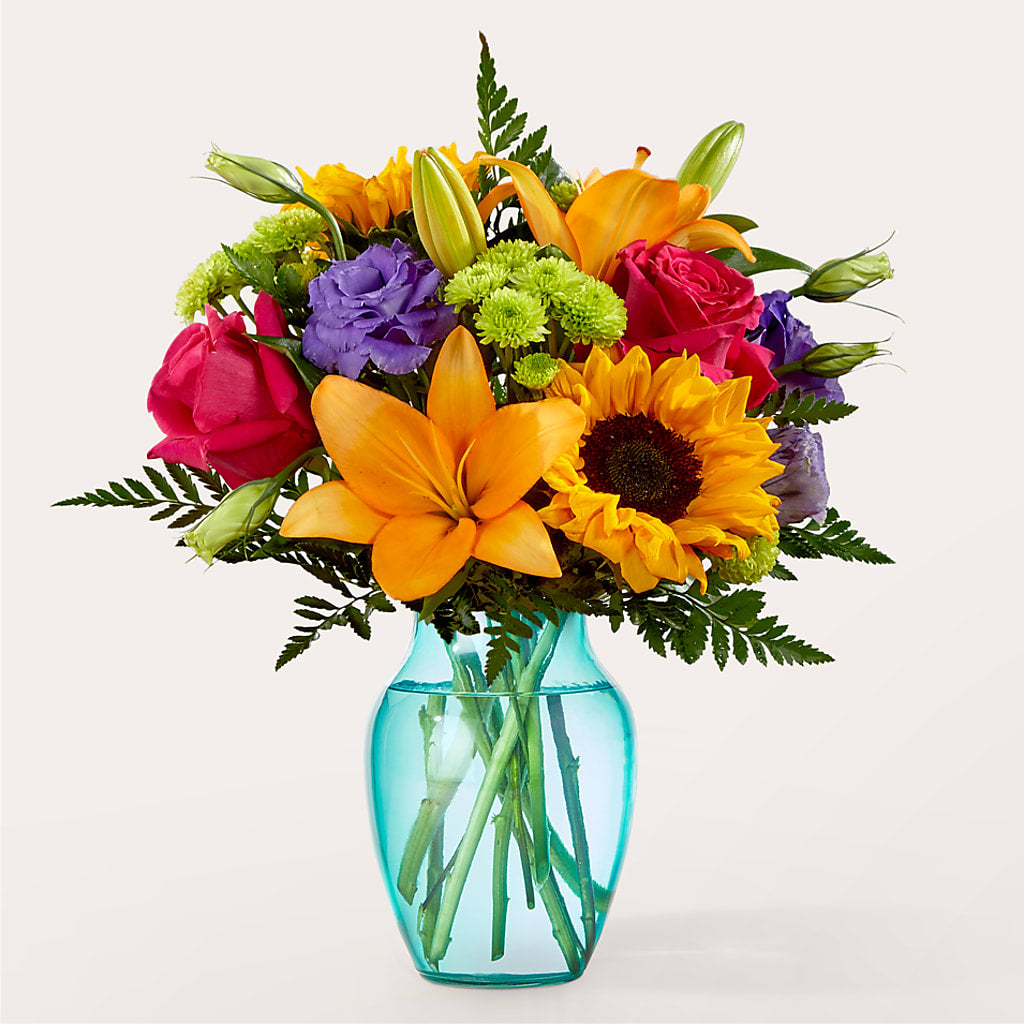 Double Rainbow Bouquet – ANDREW'S FLOWERS, Beaverton OR