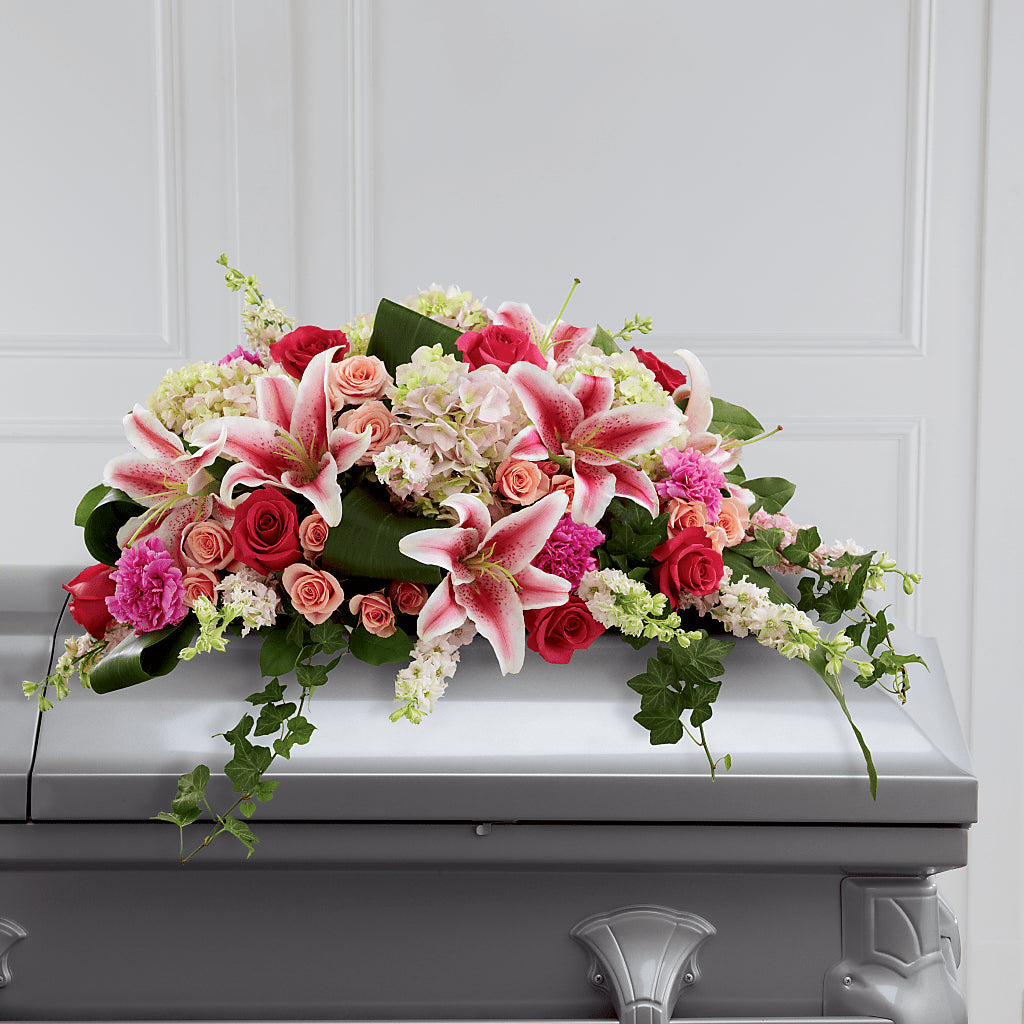 Splendid Grace Casket Spray – ANDREW'S FLOWERS, Beaverton OR