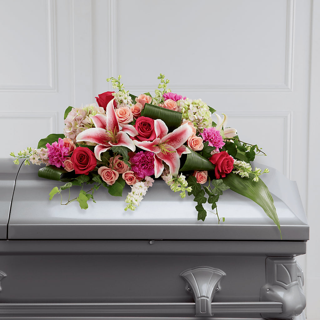 Splendid Grace Casket Spray – ANDREW'S FLOWERS, Beaverton OR