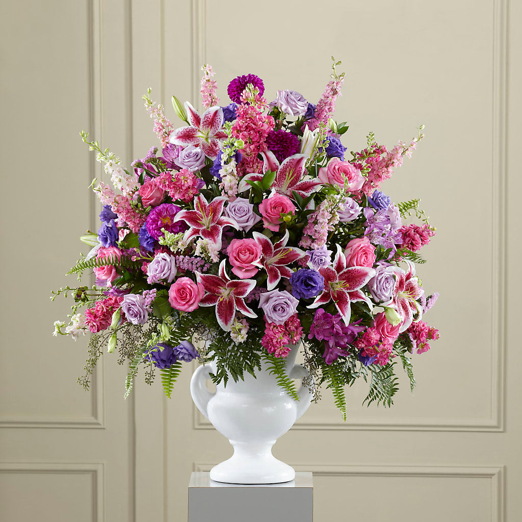 Peaceful Tribute Arrangement – ANDREW'S FLOWERS, Beaverton OR