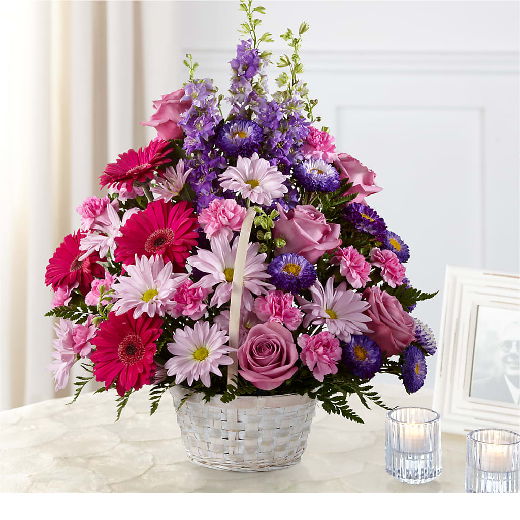 Pastel Peace Basket – ANDREW'S FLOWERS, Beaverton OR