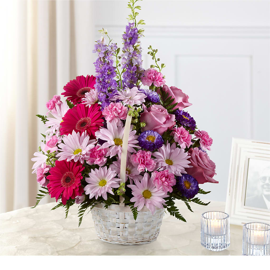 Pastel Peace Basket – ANDREW'S FLOWERS, Beaverton OR