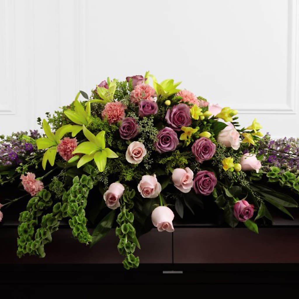 Forever Beloved Casket Spray – ANDREW'S FLOWERS, Beaverton OR