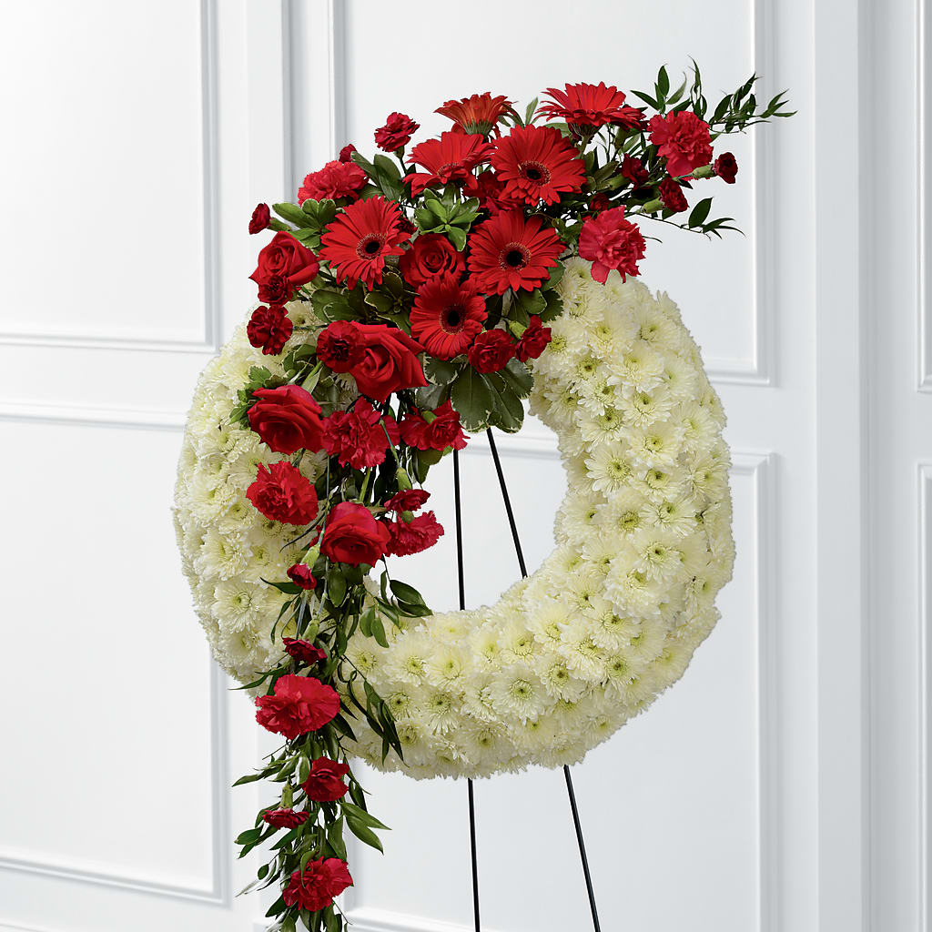 Graceful Tribute Wreath – ANDREW'S FLOWERS, Beaverton OR