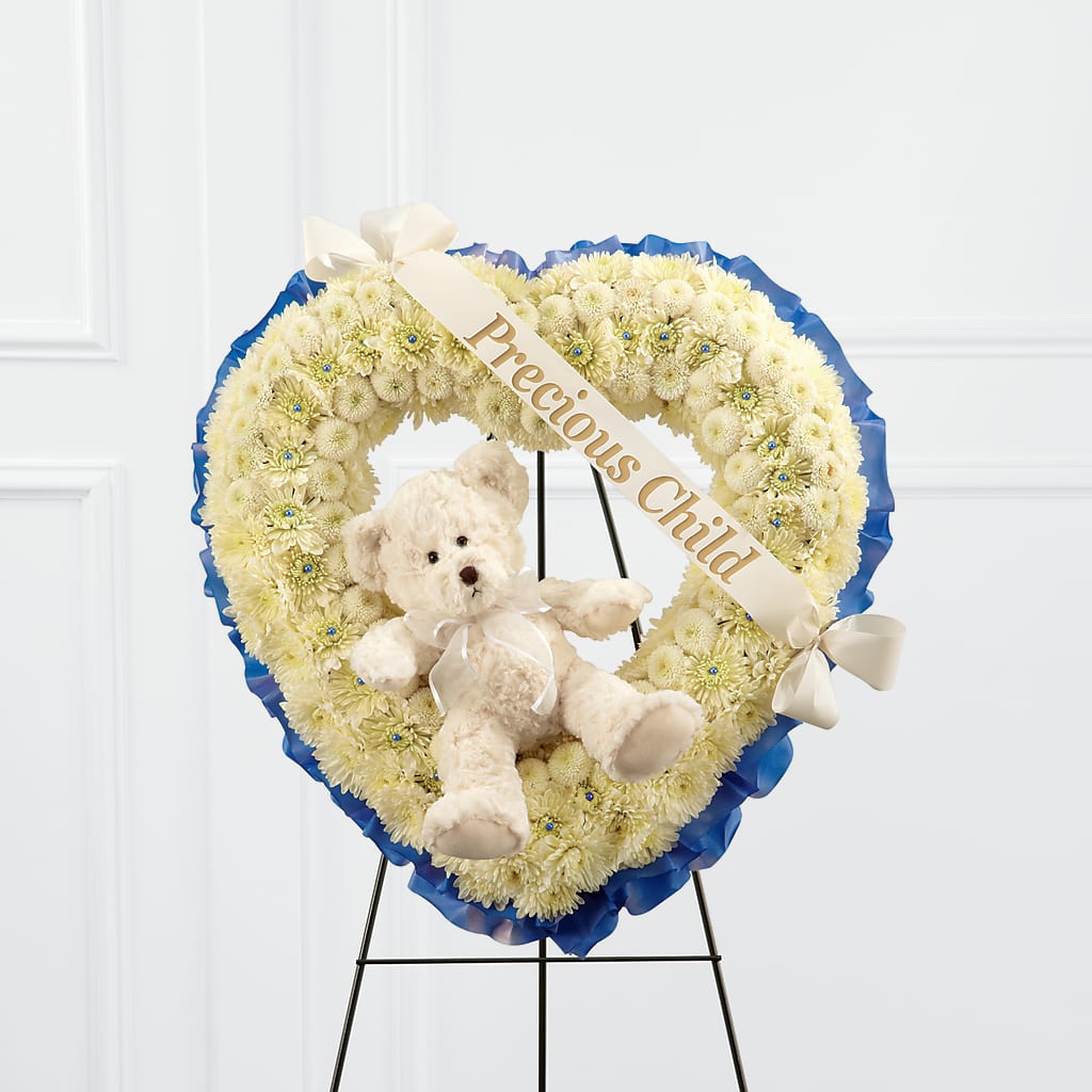 Precious Child Standing Heart – ANDREW'S FLOWERS, Beaverton OR
