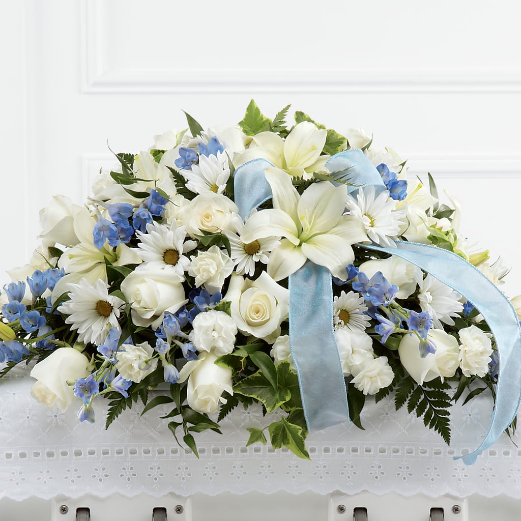Tender Treasure Casket Spray – ANDREW'S FLOWERS, Beaverton OR