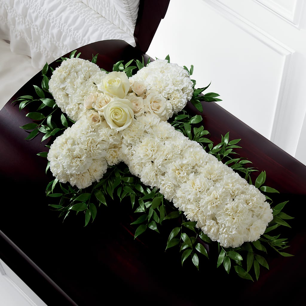 Peaceful Memories Casket Spray (Standard) – ANDREW'S FLOWERS, Beaverton OR