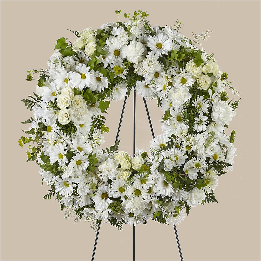 Faithful Wishes Wreath – ANDREW'S FLOWERS, Beaverton OR