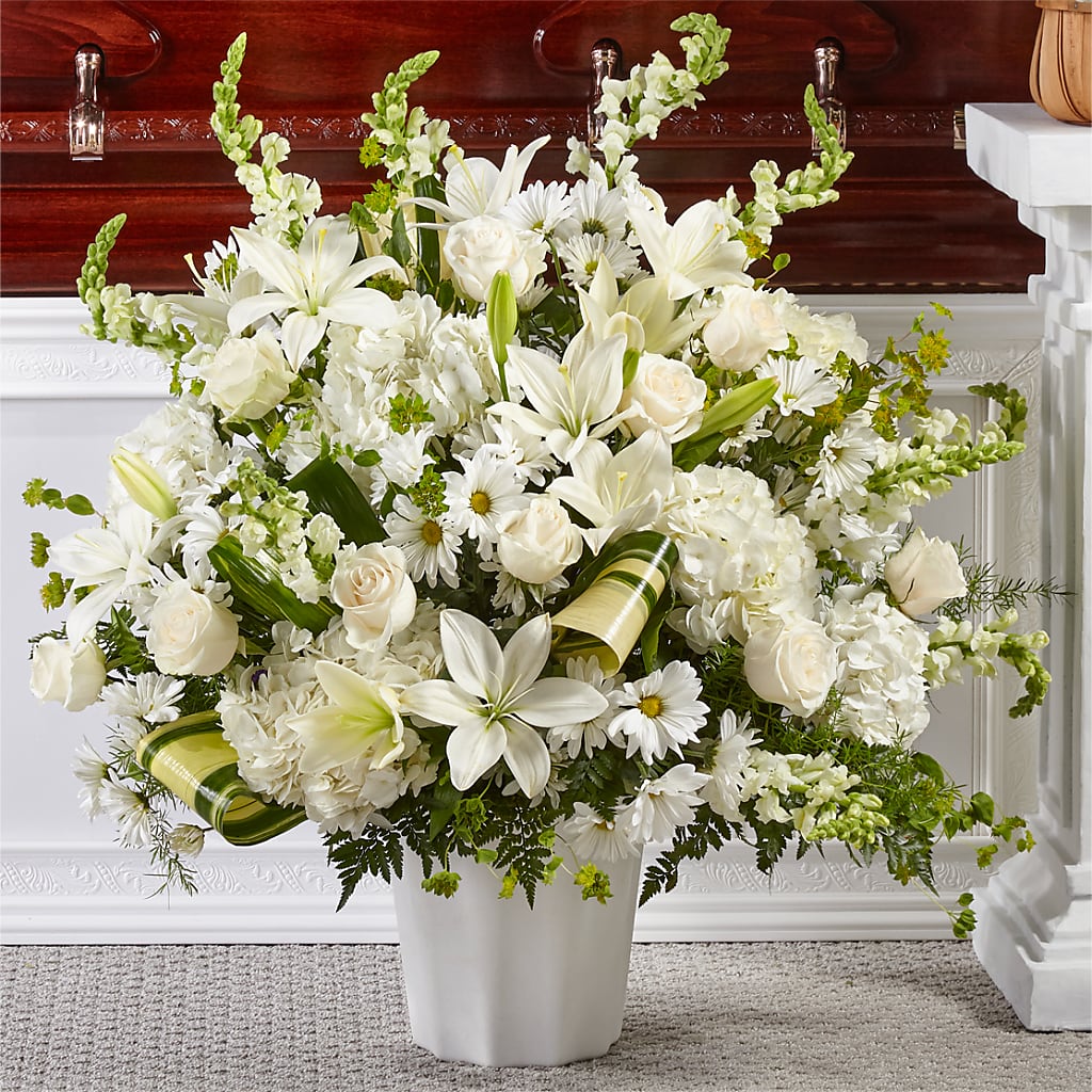 Thoughts of Tranquility Floor Basket – ANDREW'S FLOWERS, Beaverton OR