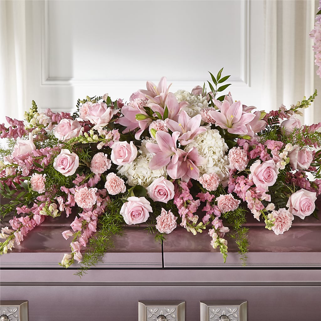 Life & Remembrance Casket Spray – ANDREW'S FLOWERS, Beaverton OR