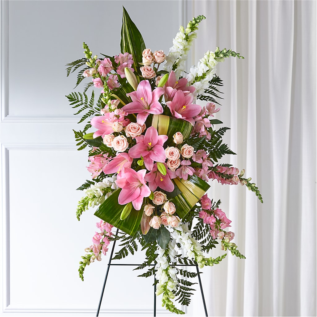 Elegant Embrace Standing Spray – ANDREW'S FLOWERS, Beaverton OR