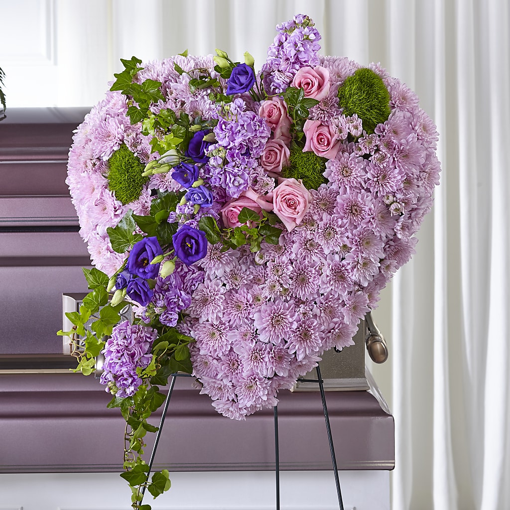 Treasured Love Standing Heart – ANDREW'S FLOWERS, Beaverton OR