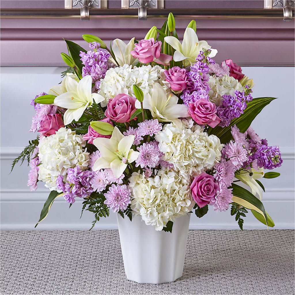 Heaven Sent Floor Basket – ANDREW'S FLOWERS, Beaverton OR