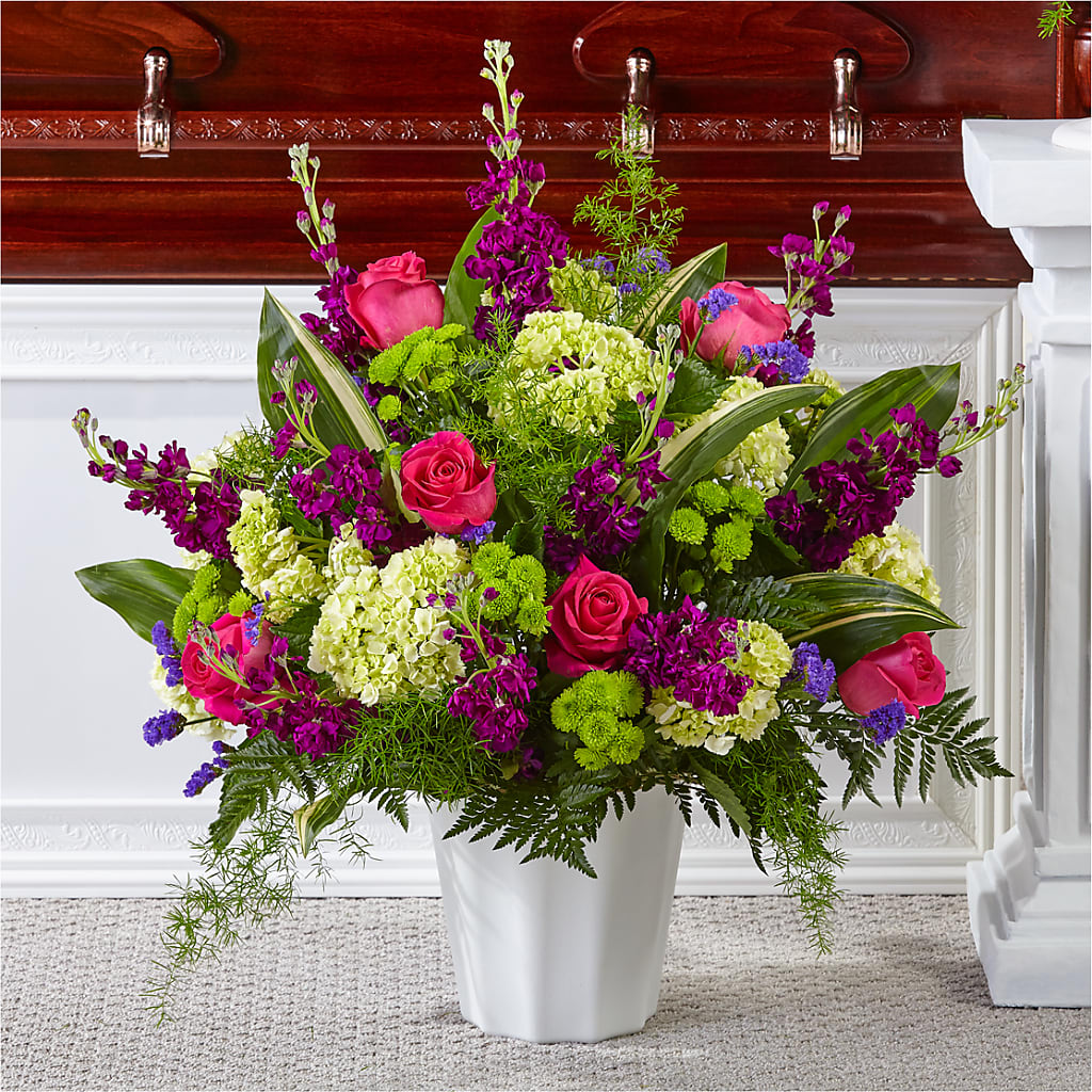 Beautiful Horizons Floor Basket – ANDREW'S FLOWERS, Beaverton OR
