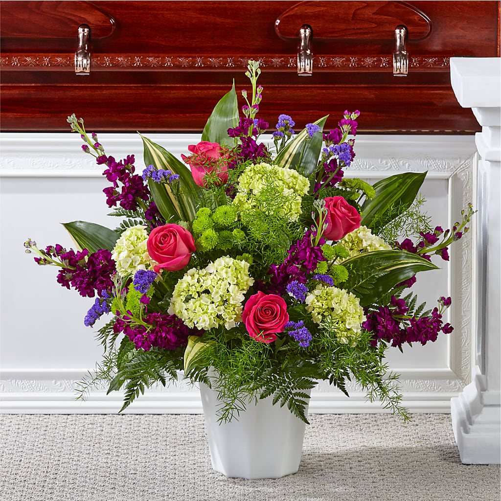 Beautiful Horizons Floor Basket – ANDREW'S FLOWERS, Beaverton OR