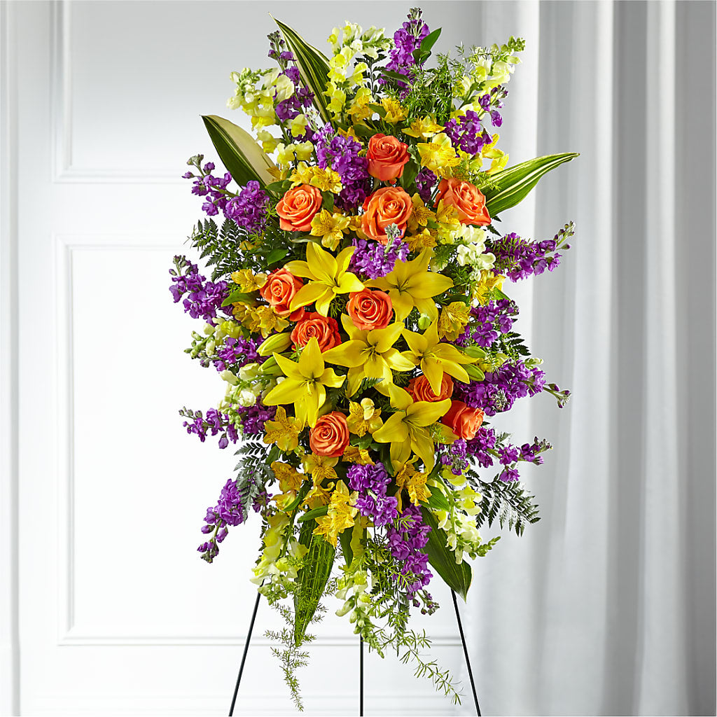 Thoughtful Prayers Standing Spray – ANDREW'S FLOWERS, Beaverton OR