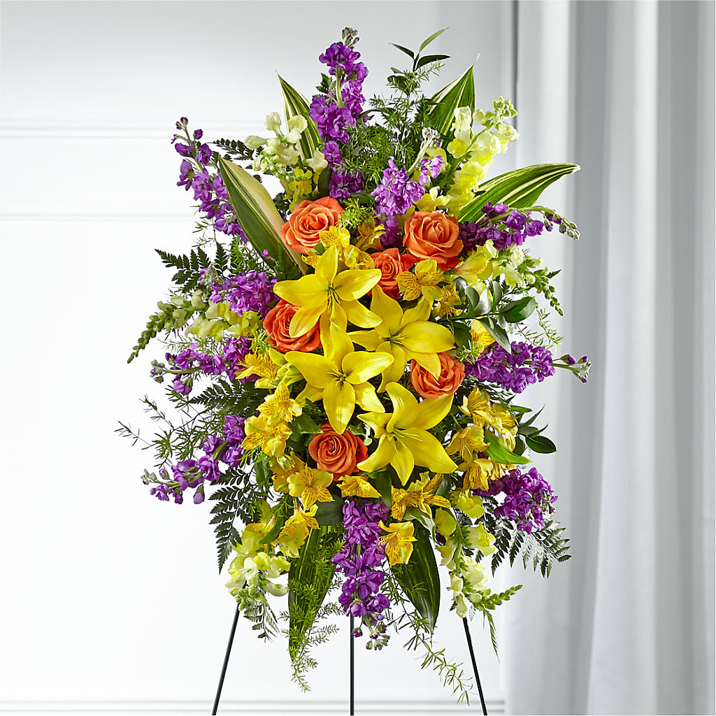 Thoughtful Prayers Standing Spray – ANDREW'S FLOWERS, Beaverton OR