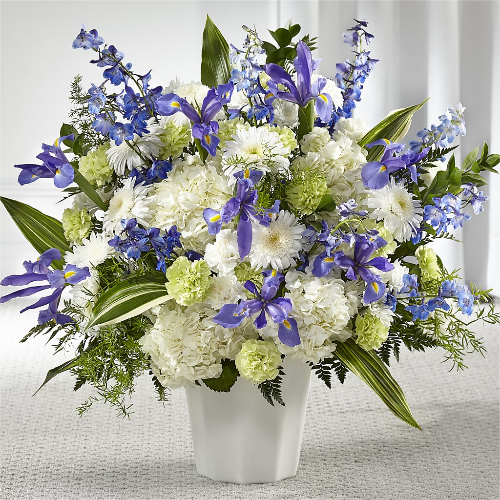 Soft Serenity Floor Basket – ANDREW'S FLOWERS, Beaverton OR