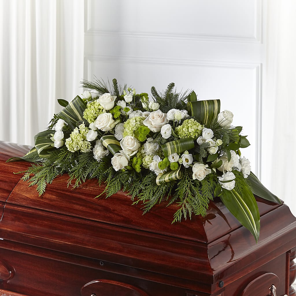 Hopeful Gesture Casket Spray – ANDREW'S FLOWERS, Beaverton OR