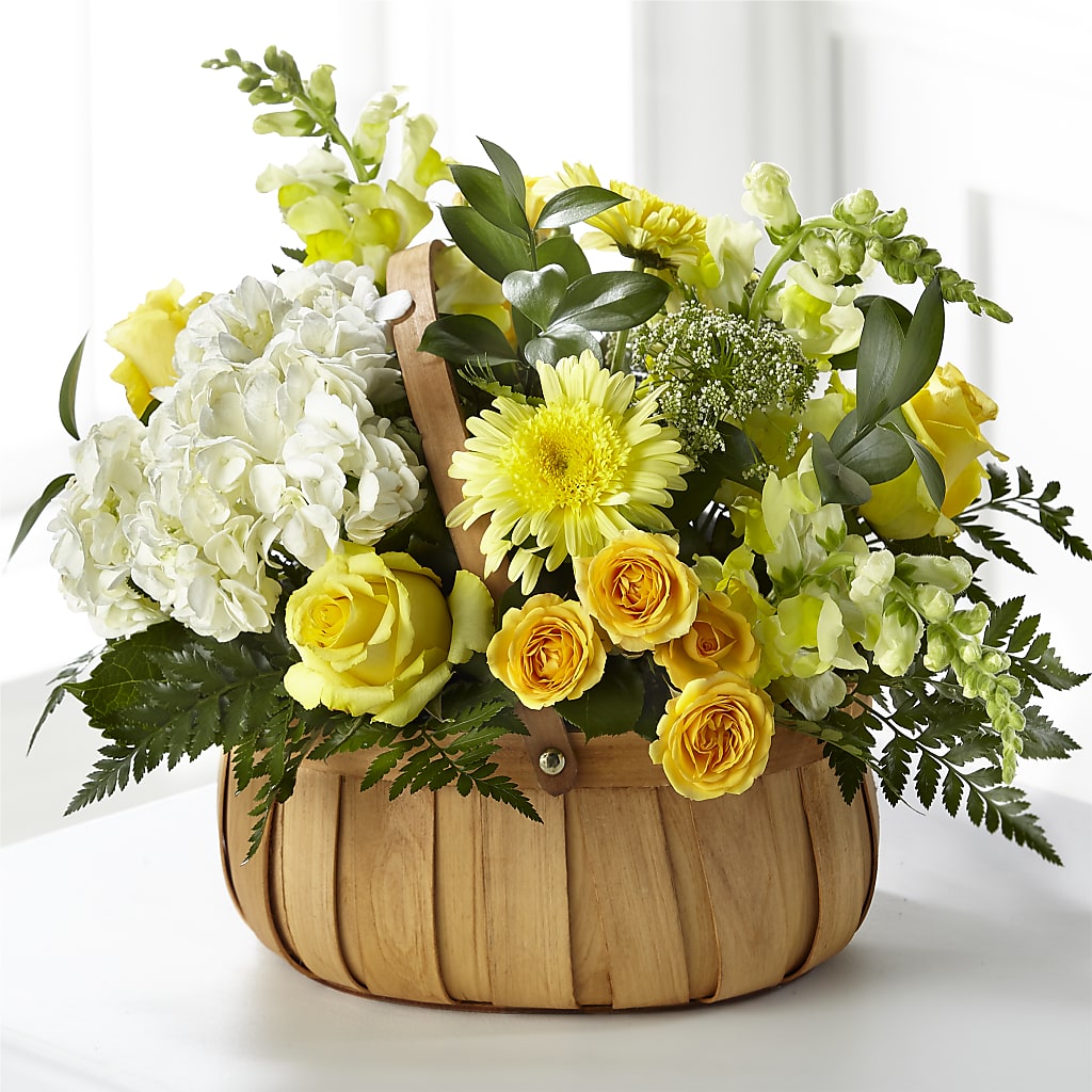 Rustic Remembrance Basket – ANDREW'S FLOWERS, Beaverton OR