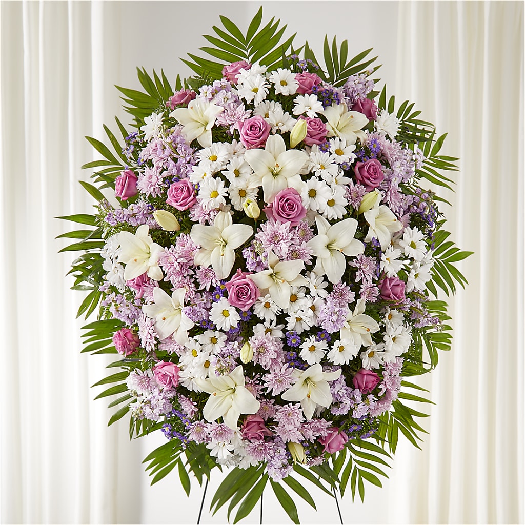 Surrounded by Love Standing Spray – ANDREW'S FLOWERS, Beaverton OR