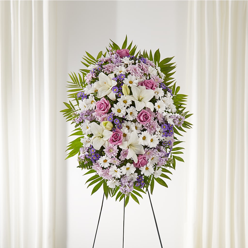 Surrounded by Love Standing Spray – ANDREW'S FLOWERS, Beaverton OR