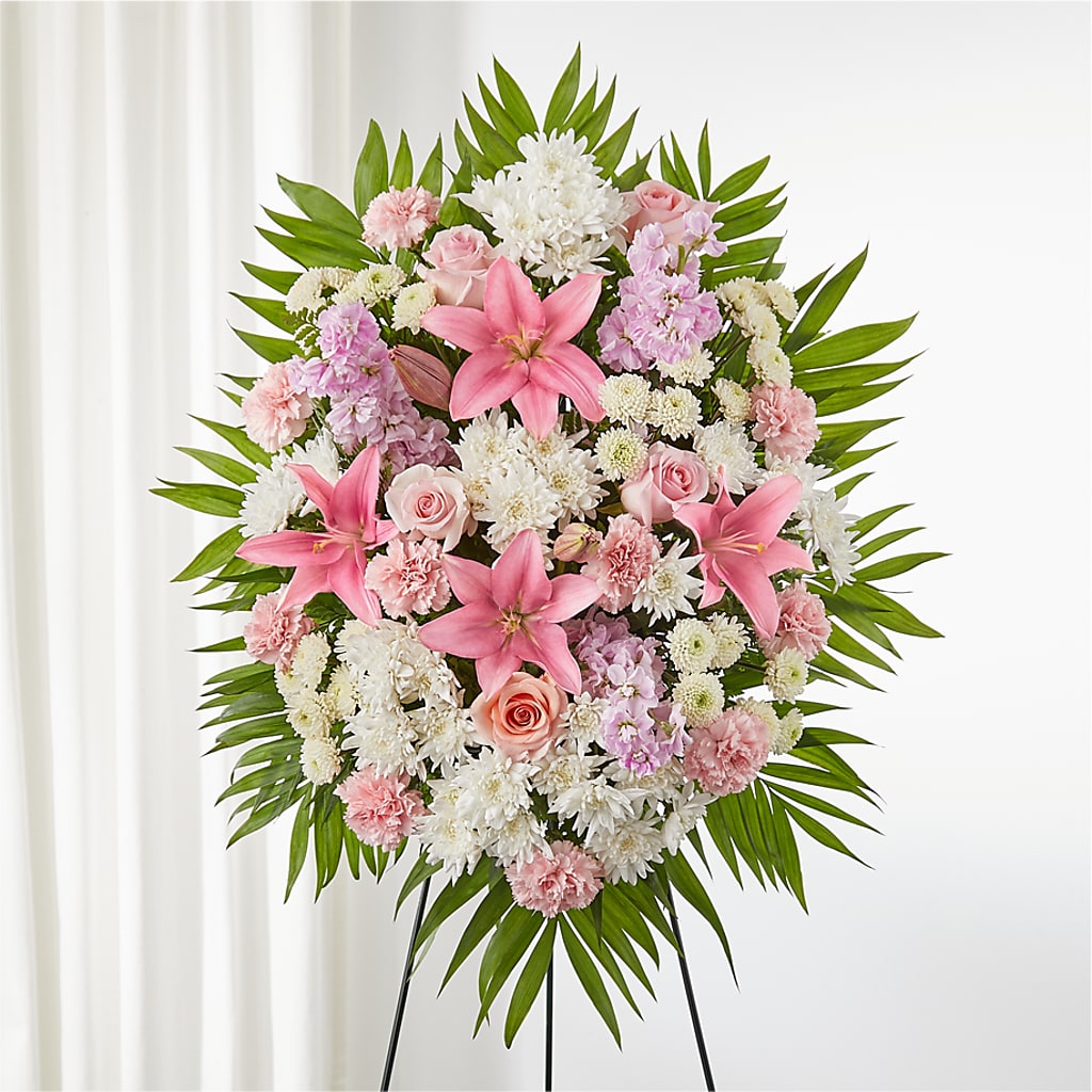 Offering Solace Standing Spray – ANDREW'S FLOWERS, Beaverton OR