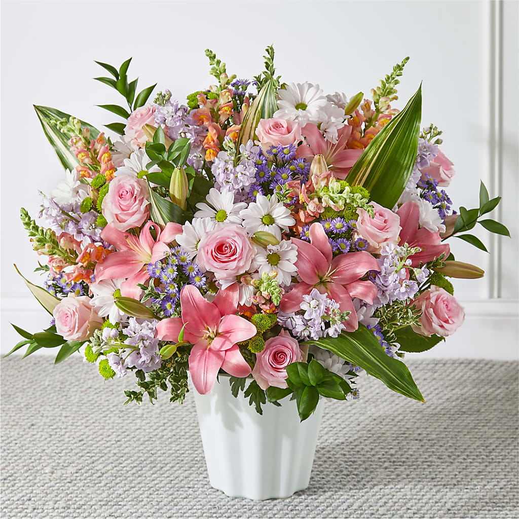 Abundant Compassion Floor Basket – ANDREW'S FLOWERS, Beaverton OR