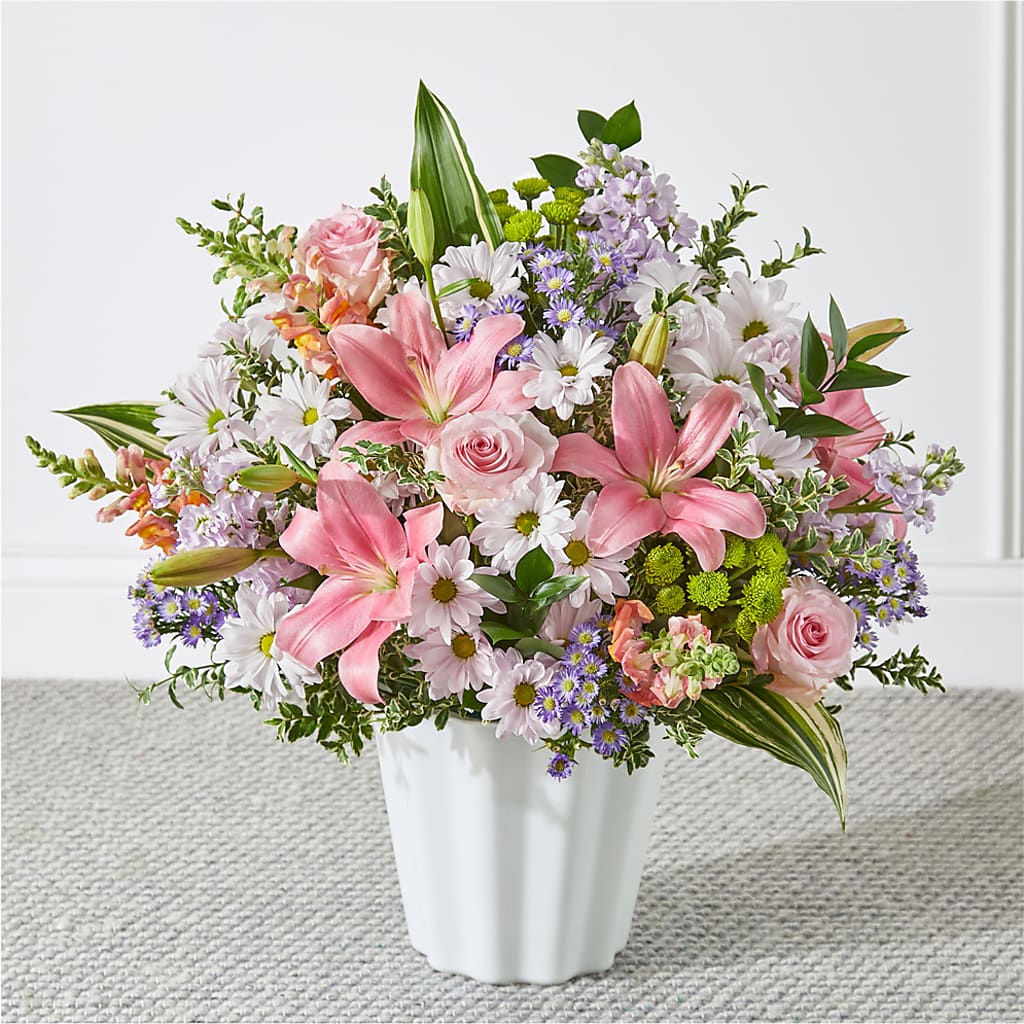 Abundant Compassion Floor Basket – ANDREW'S FLOWERS, Beaverton OR