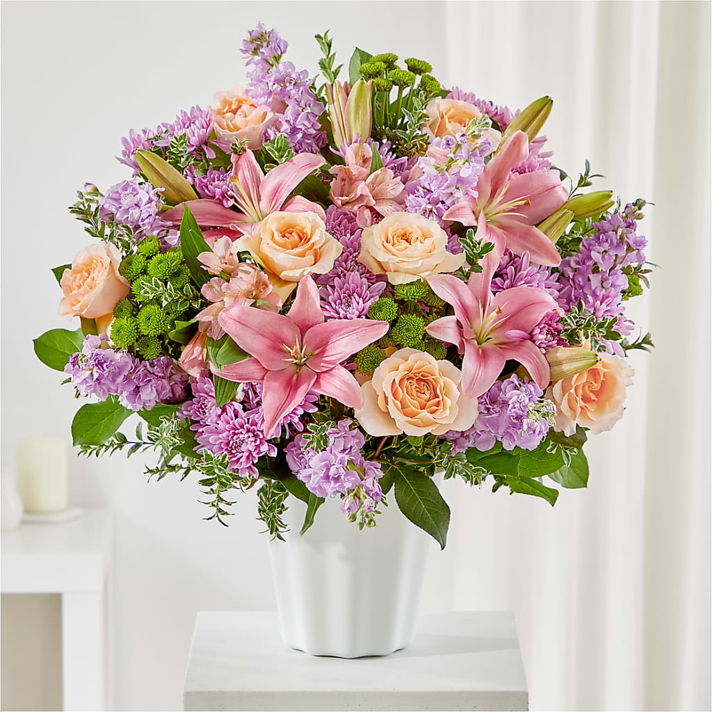 Supportive Embrace Tabletop Basket – ANDREW'S FLOWERS, Beaverton OR