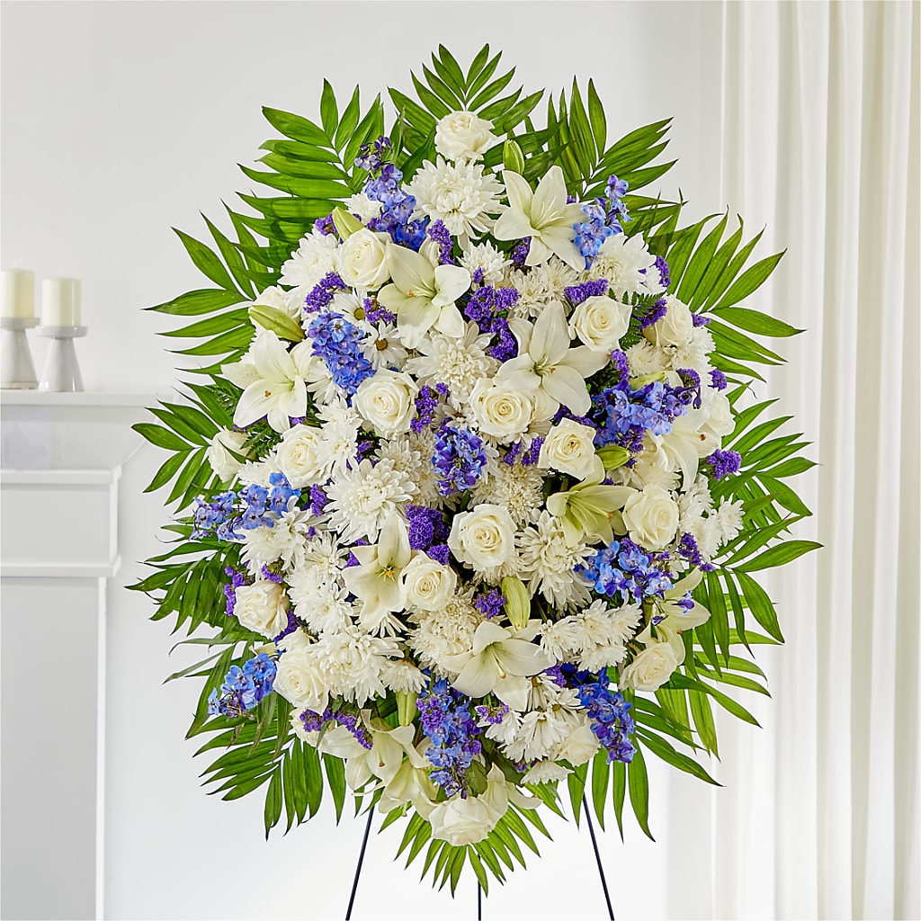 At Rest Standing Spray – ANDREW'S FLOWERS, Beaverton OR