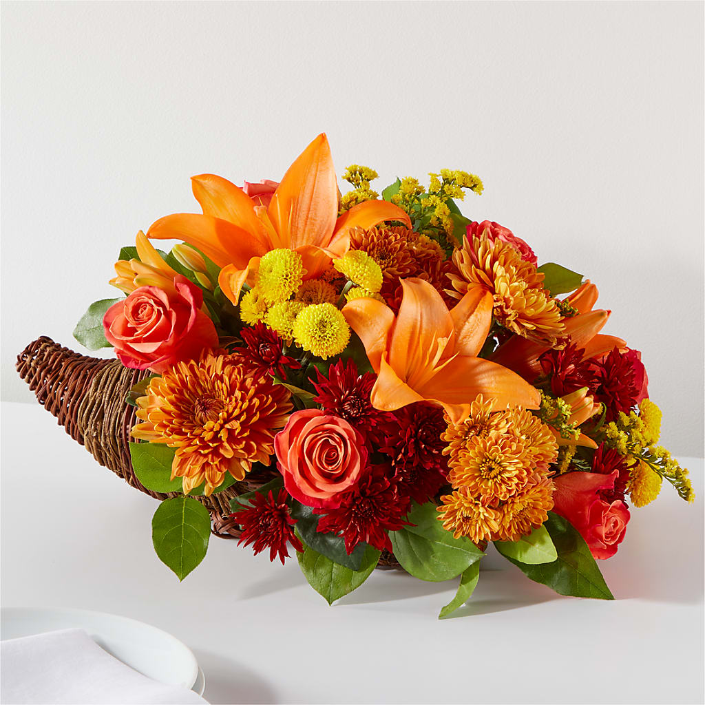 Bouquet of Blessings Cornucopia – ANDREW'S FLOWERS, Beaverton OR