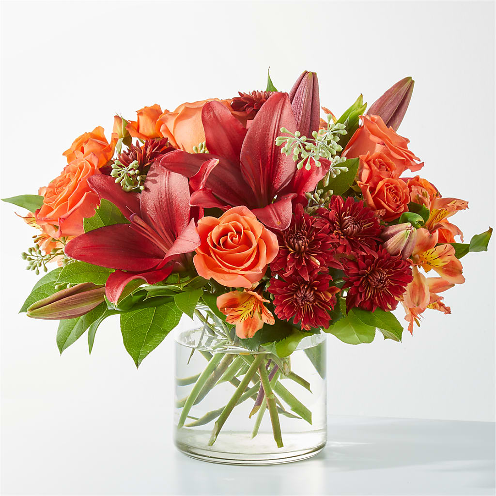 Crimson Leaves Bouquet – ANDREW'S FLOWERS, Beaverton OR