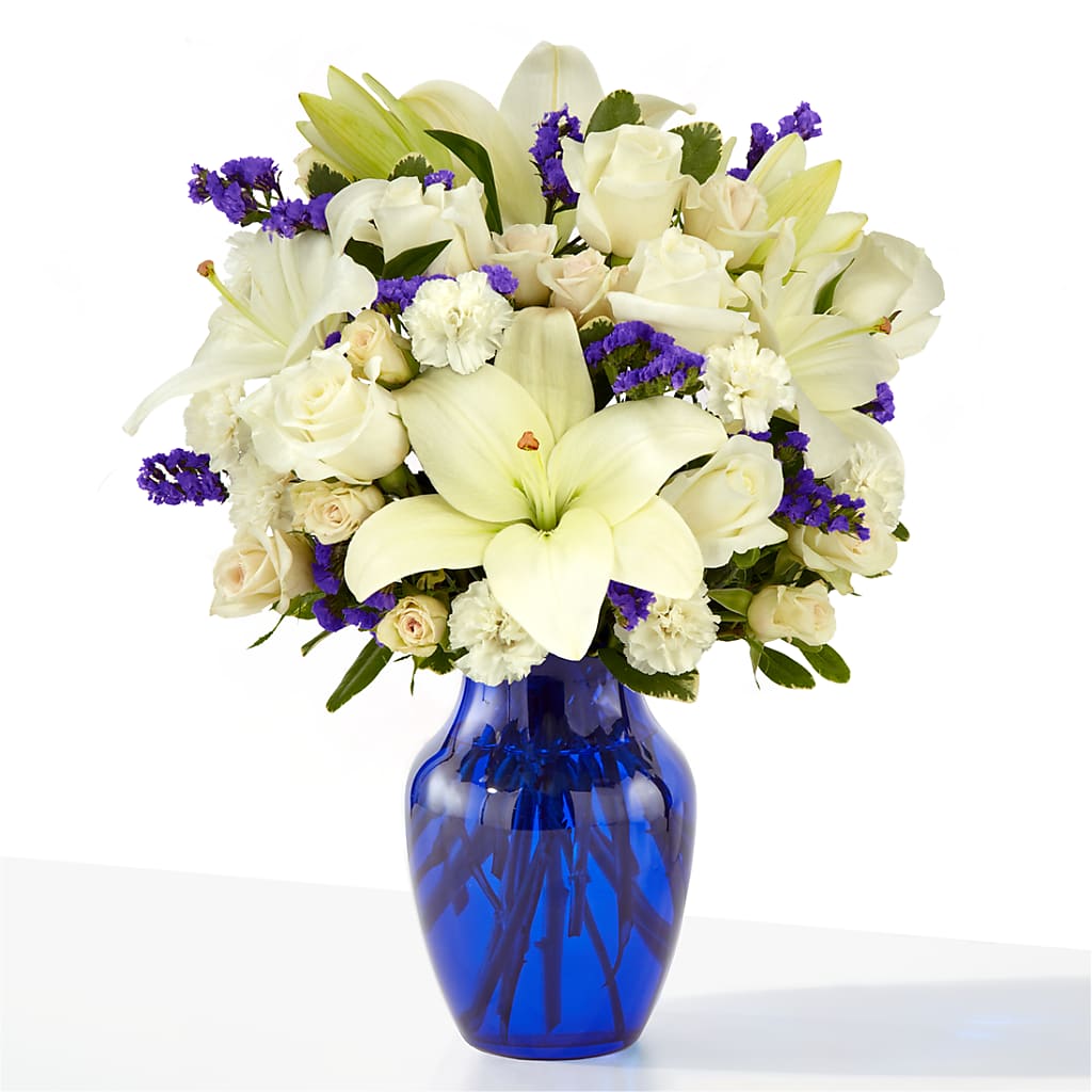 Sapphire Rush Bouquet – ANDREW'S FLOWERS, Beaverton OR