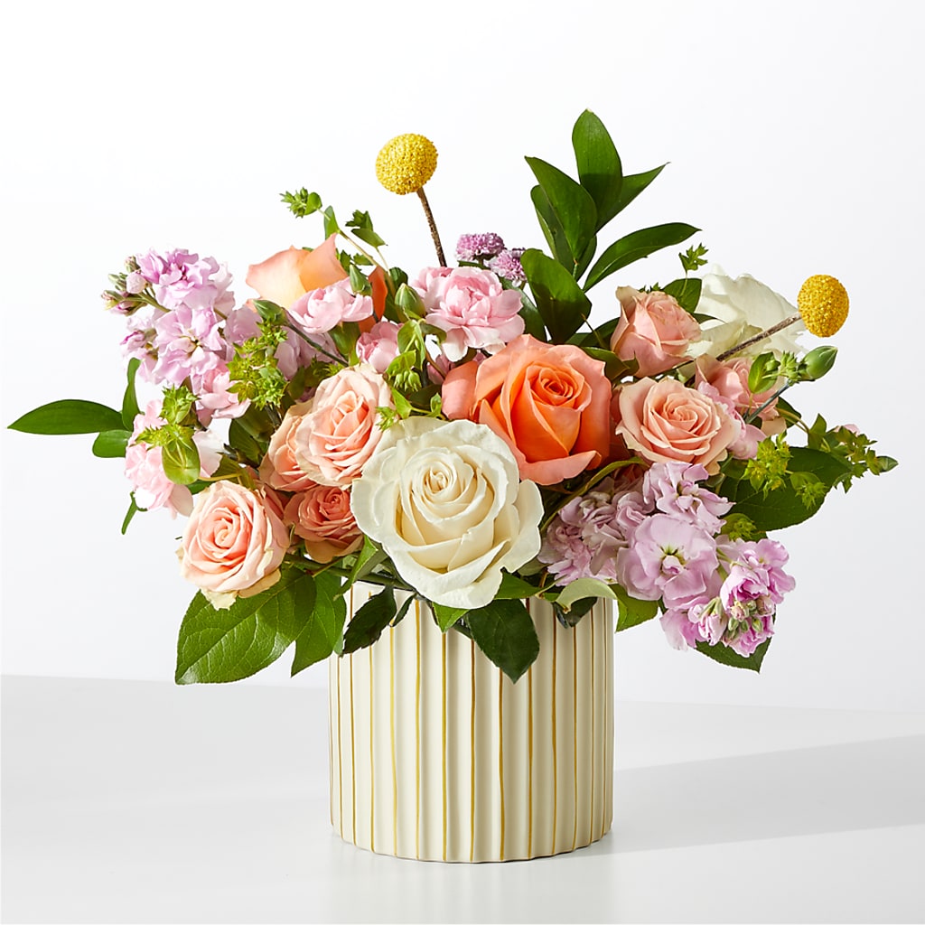 French Market Bouquet with Ivory Vase – ANDREW'S FLOWERS, Beaverton OR