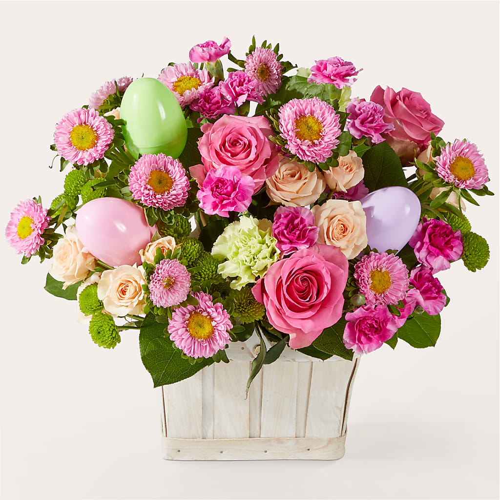 Get Eggcited Basket – ANDREW'S FLOWERS, Beaverton OR
