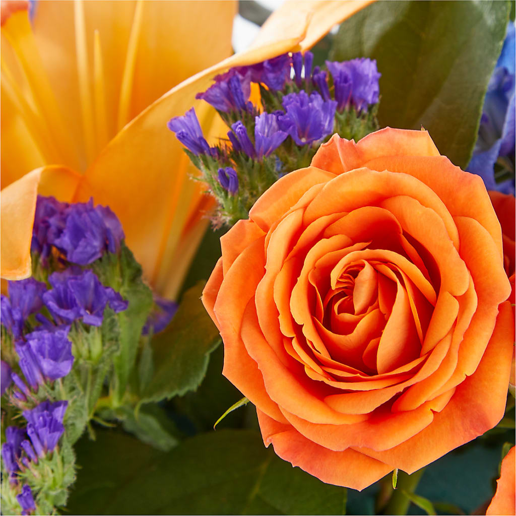Radiant Citrus Box Bouquet – ANDREW'S FLOWERS, Beaverton OR