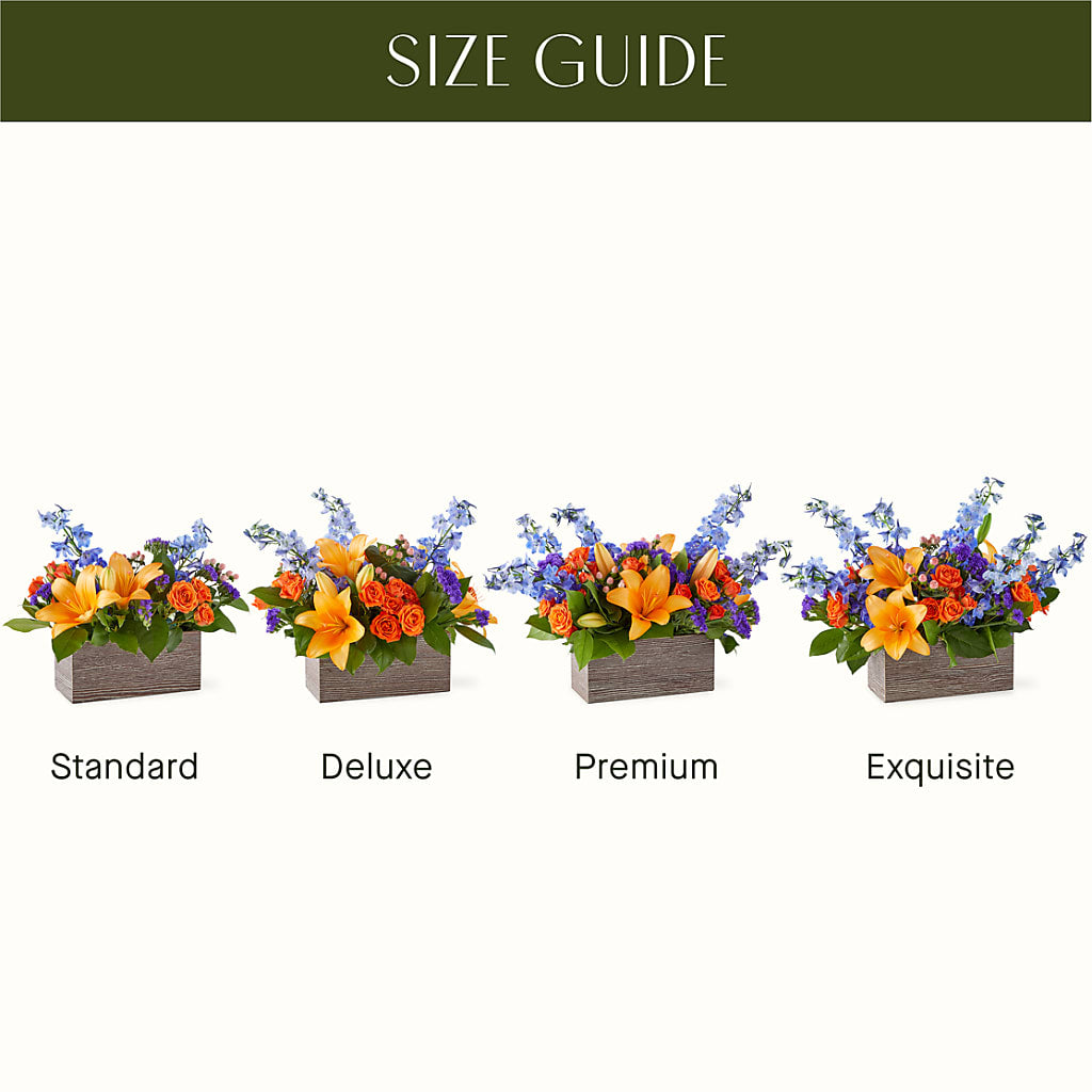 Radiant Citrus Box Bouquet – ANDREW'S FLOWERS, Beaverton OR