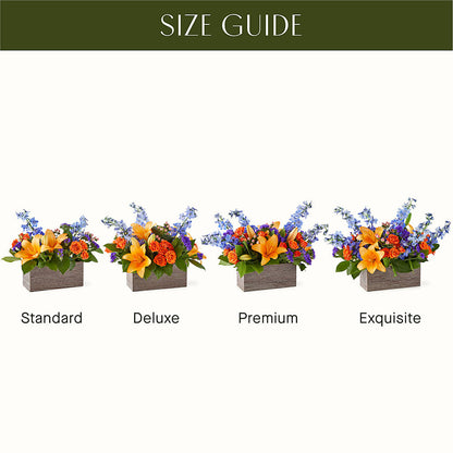 Radiant Citrus Box Bouquet – ANDREW'S FLOWERS, Beaverton OR