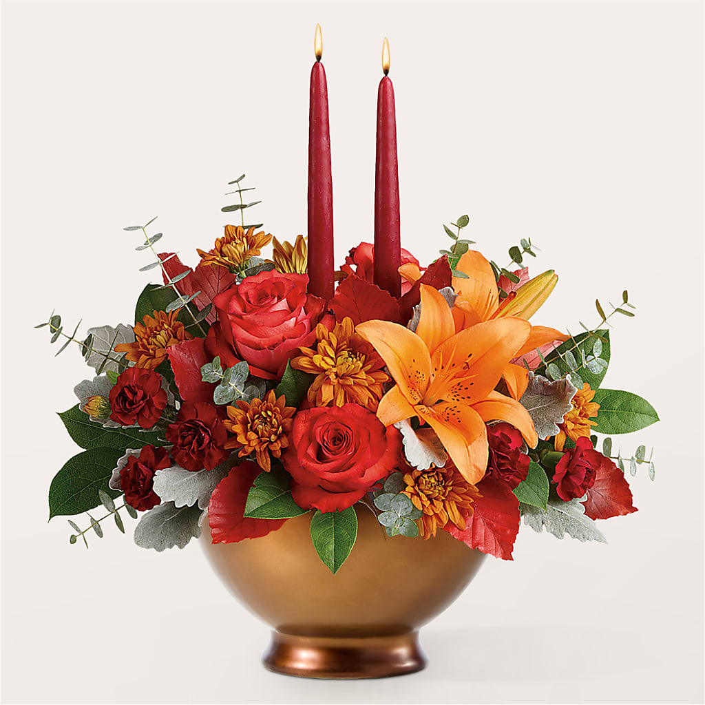 Fruits of Fall Centerpiece – ANDREW'S FLOWERS, Beaverton OR