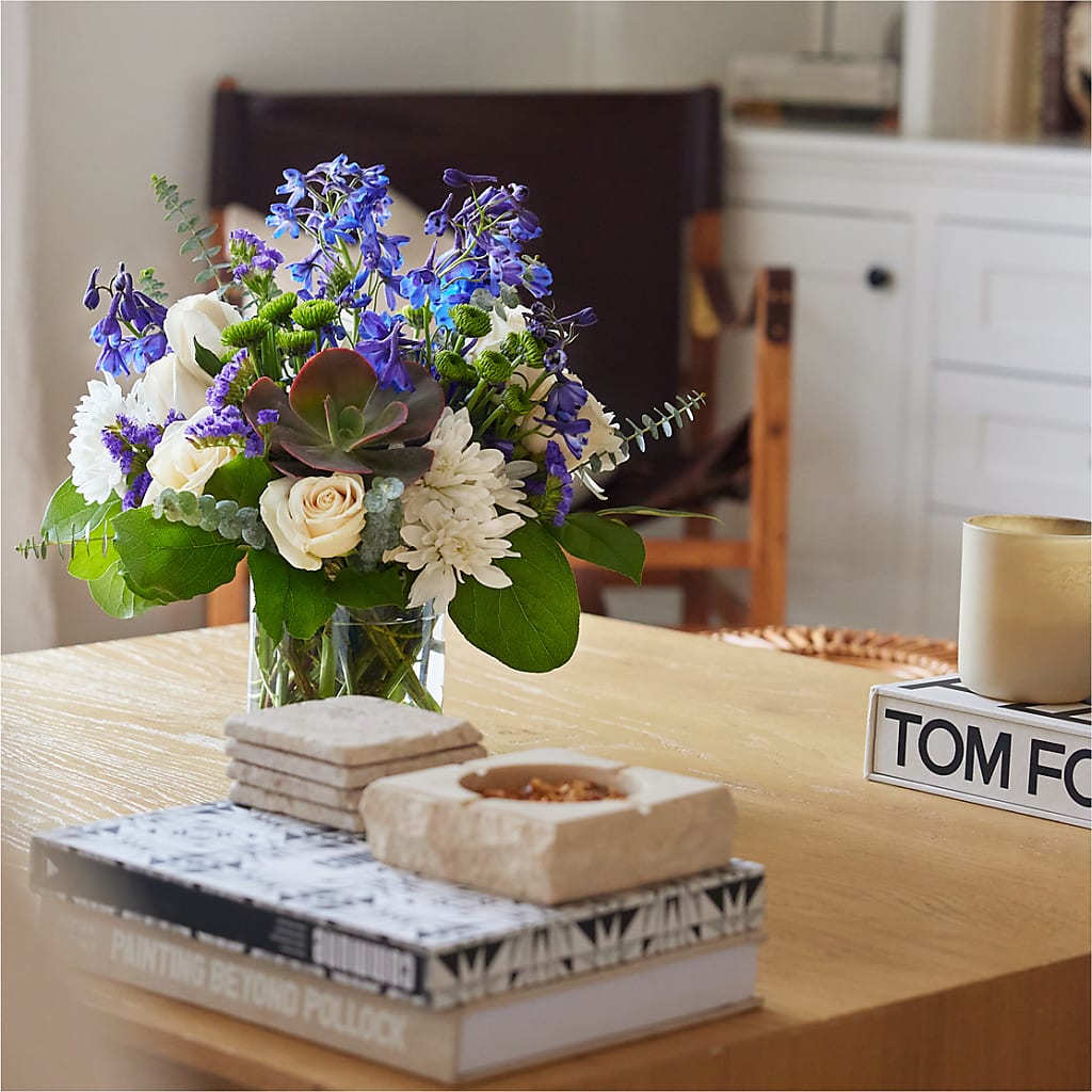 Cerulean Waves Bouquet – ANDREW'S FLOWERS, Beaverton OR