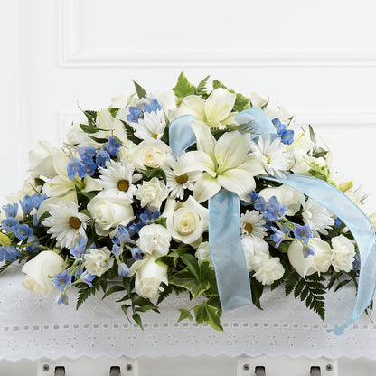 Tender Treasure Casket Spray – ANDREW'S FLOWERS, Beaverton OR