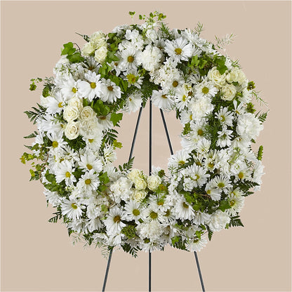 Faithful Wishes Wreath – ANDREW'S FLOWERS, Beaverton OR